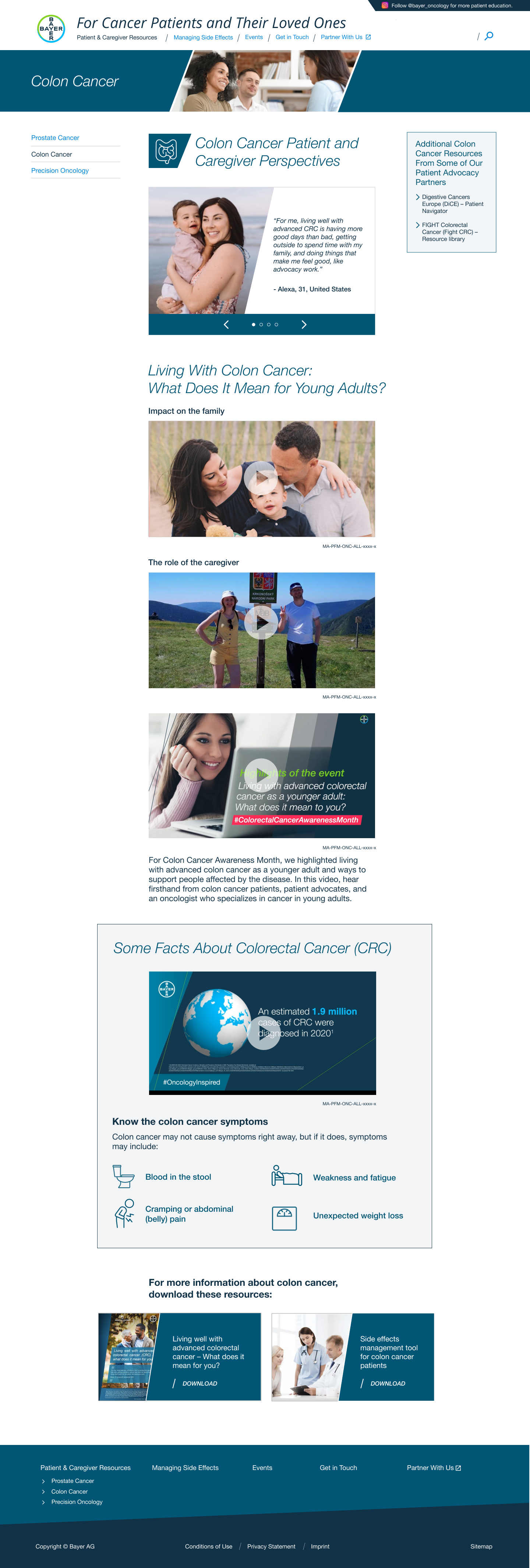 Bayer Pharmaceuticals Web Portal Desktop Design 5
